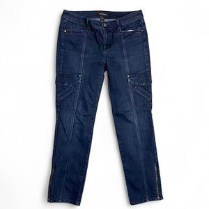Women's White House Black Market Cargo Blue Jeans